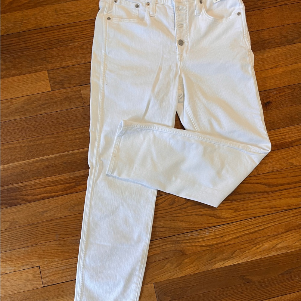 Vintage Straight JCrew White Jeans